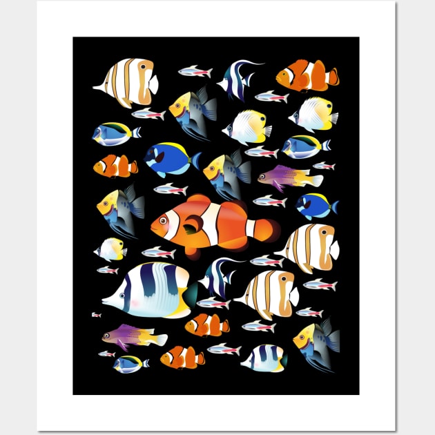 Fish Let's Go for a Swim! Wall Art by Diane Designs